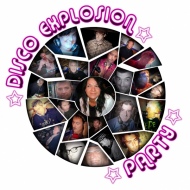 Il logo dell'evento-anniversario, «Disco Explosion Party»